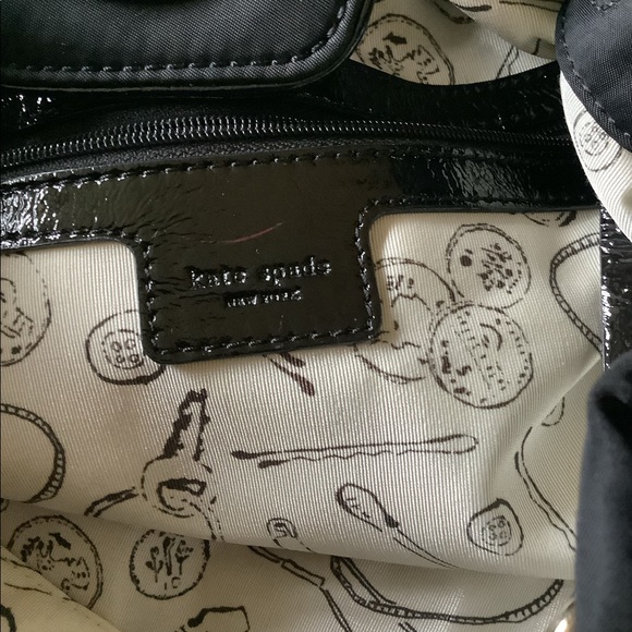 Kate spade black Willa Sutton place twist lock shoulder bag 14x10 - Picture 6 of 7